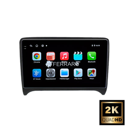 Autoradio per Audi TT 9" 2K | 2006-2014 | Android | Bluetooth | CarPlay | Android Auto | 12/256GB Ram