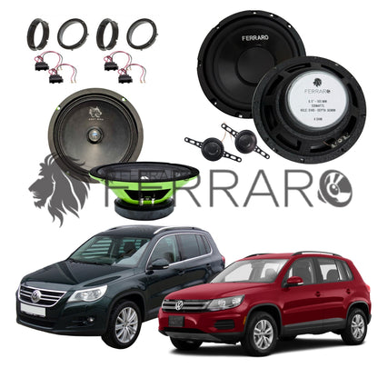 FerraroStore Kit 6 Altoparlanti | PV165.3 | ASK-165.2 | Ant/Post | VW Tiguan