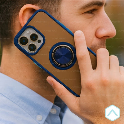 Custodia Gel Pixel 10 Iman con supporto Smoked