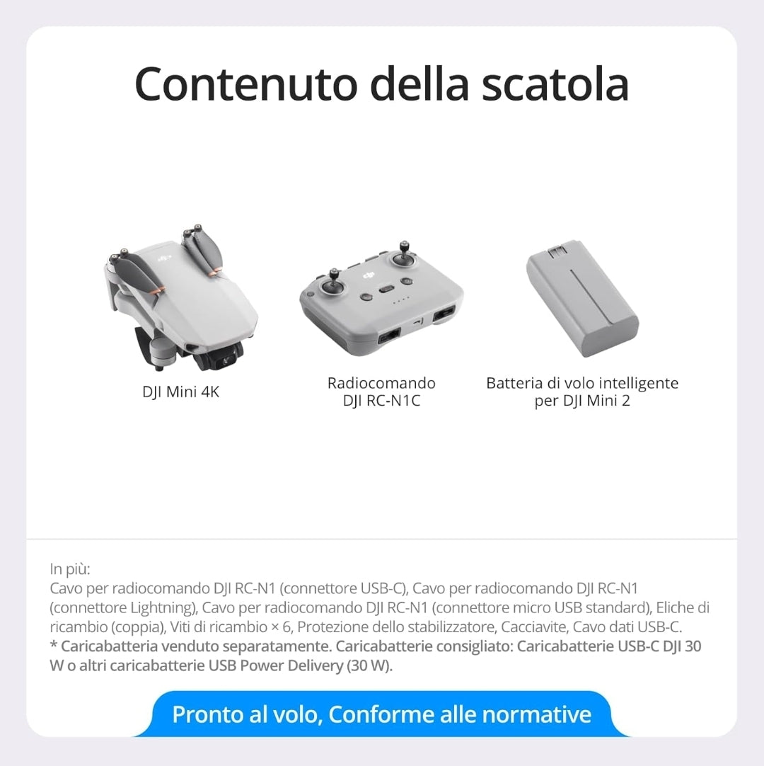 DJI Mini 4K, Radiocomando RC-N1