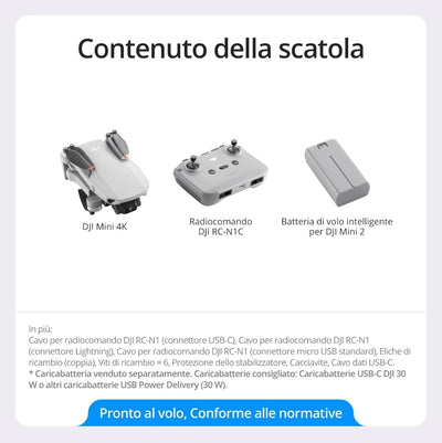 DJI Mini 4K, Radiocomando RC-N1