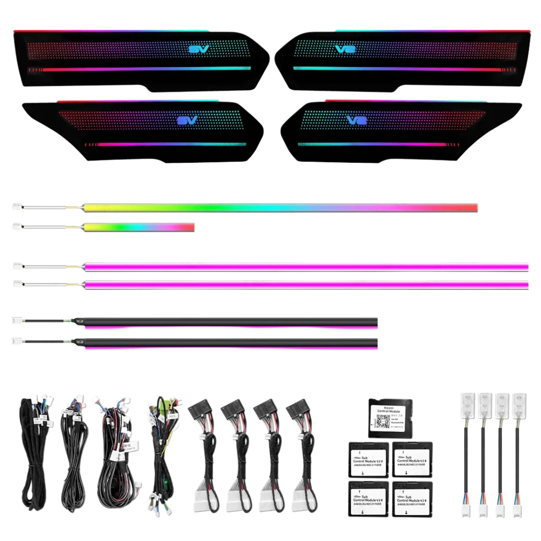 Ambient Light per Land Rover Range Rover Sport (2023-2025), 64 Colori RGB