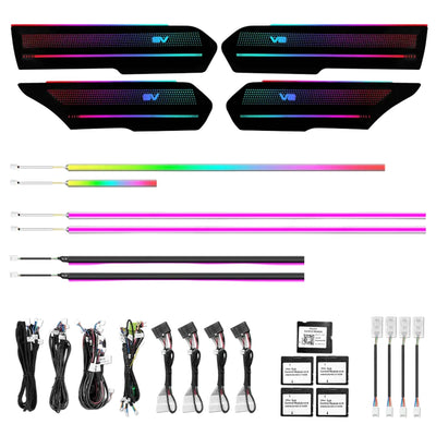 Ambient Light per Land Rover Range Rover Sport (2023-2025), 64 Colori RGB