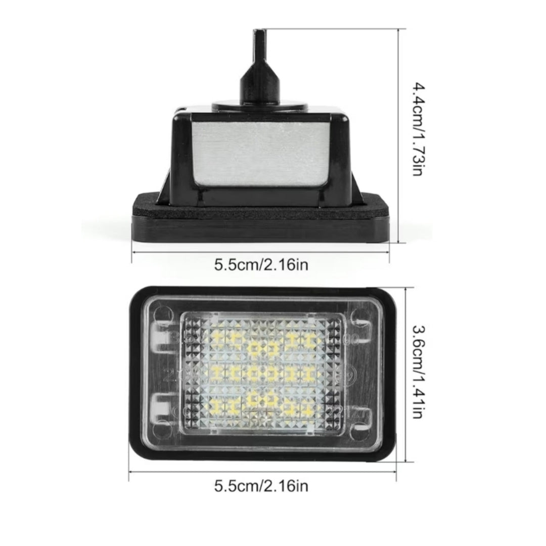 Set Luci Targa a Led per Mercedes-Benz GLK X204 (2007-2015), Plug and Play