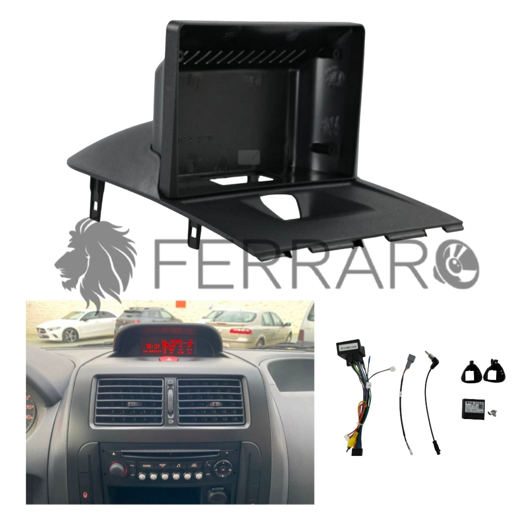 Kit Montaggio Autoradio 9"Pollici Peugeot Expert (2007-2016) Mascherina, Cablaggio per Autoradio Android