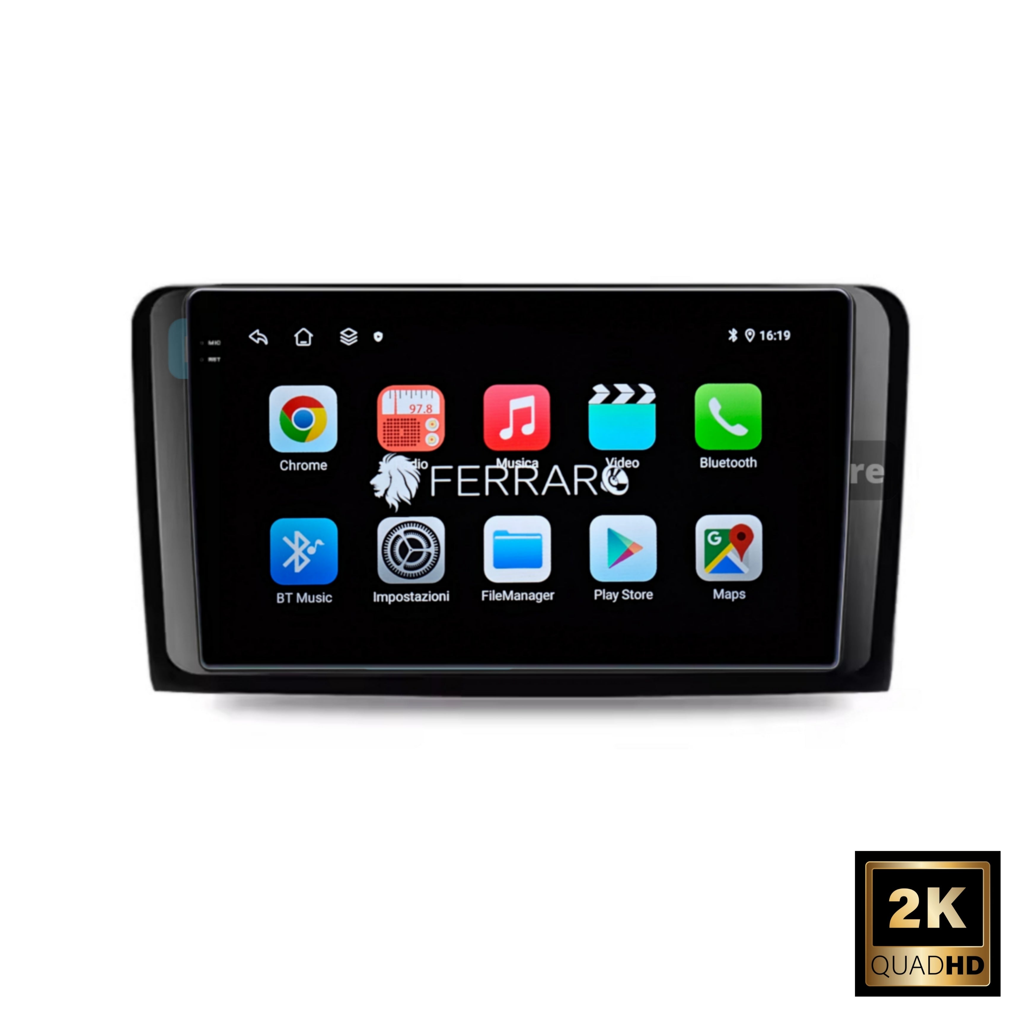 Autoradio per Mercedes ML | GL w164 9" 2K | 2005-2012  | Android | Bluetooth | CarPlay | Android Auto | 12/256GB Ram