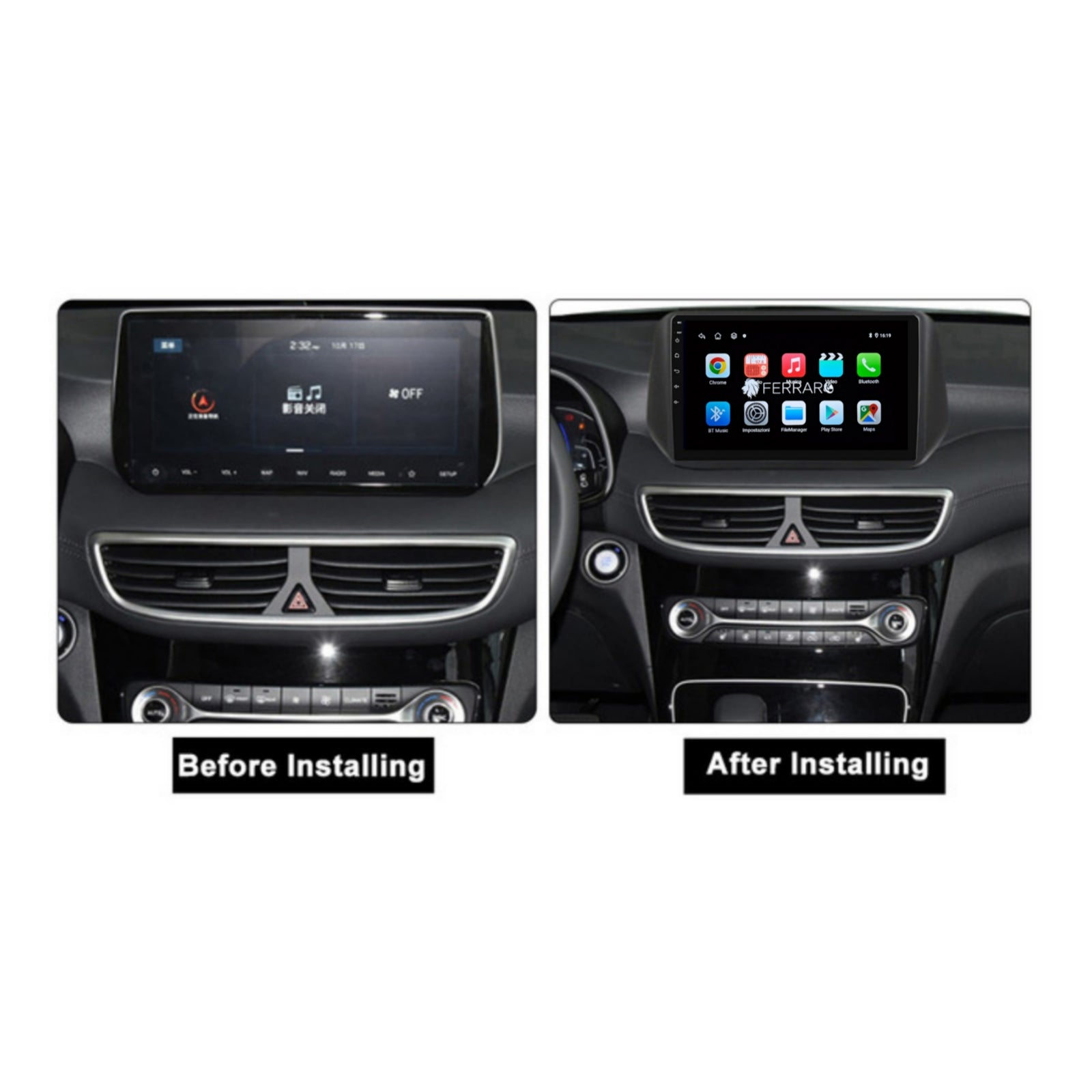 Autoradio per Hyundai Tucson 4 9" | Dal 2018> | Android | Bluetooth | CarPlay | Android Auto | 2GB/4GB/6GB/8GB Ram