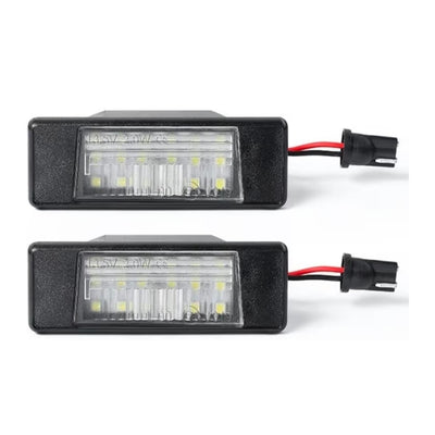 Set Luci Targa a Led per Nissan Qashqai, Juke, Versa, X-Trail (Compatibilità in Descrizione), Plug and Play