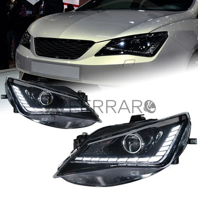 (PRENOTA) Fanali Anteriore Completo per Seat Ibiza FR (2013-2017) a LED