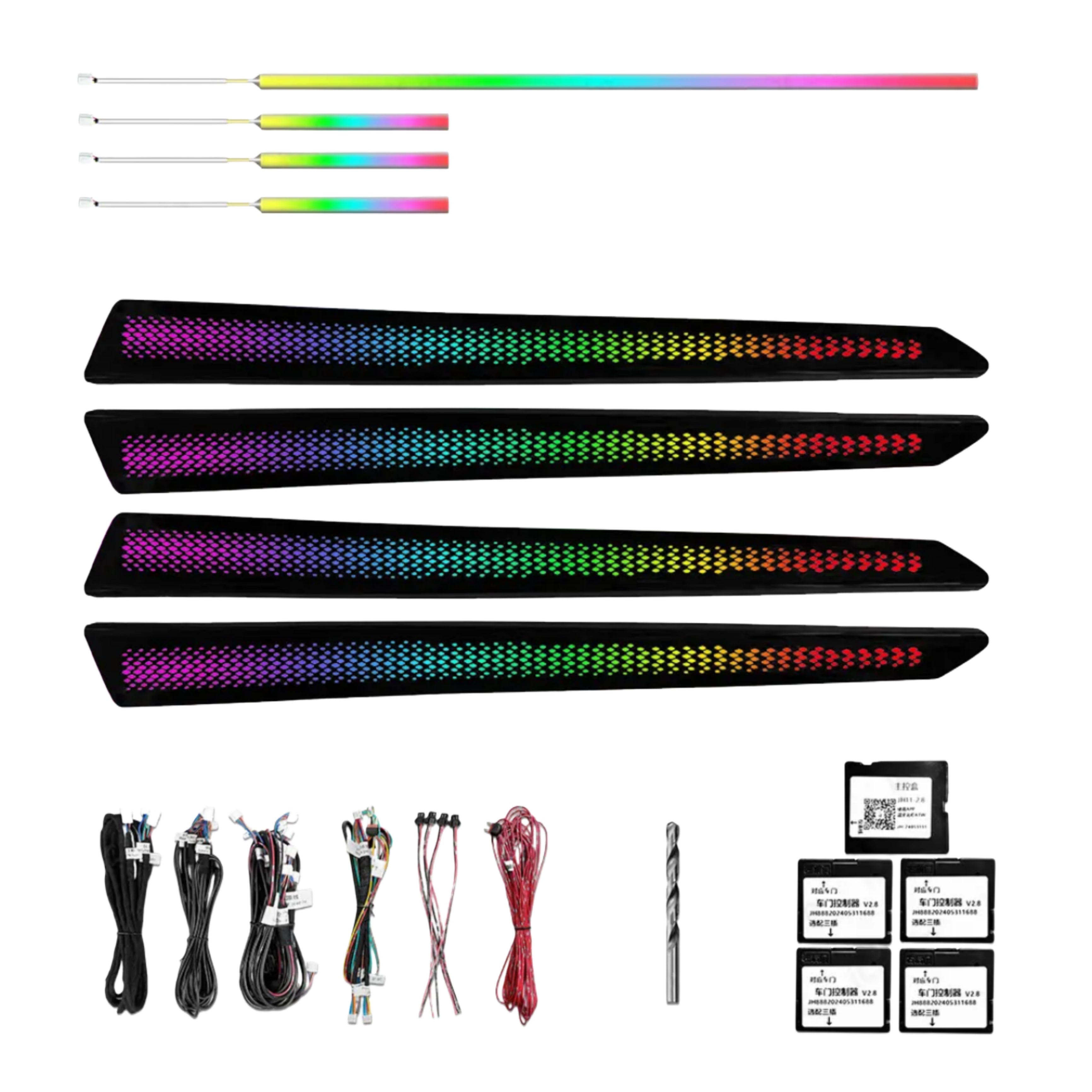 Ambient Light per BMW X1 U11 (2023>), 256 Colori RGB
