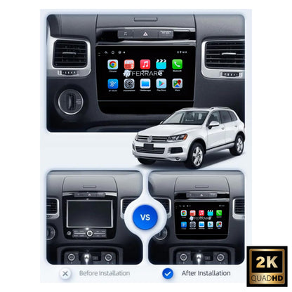 Autoradio per Volkswagen Touareg 7P 9" 2K | 2010-2018 | Android | Bluetooth | CarPlay | Android Auto | 12/256GB Ram