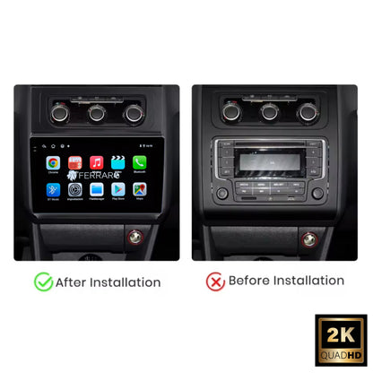 Autoradio per Volkswagen Touran 9" 2K | 2011-2015 | Android | Bluetooth | CarPlay | Android Auto | 12/256GB Ram