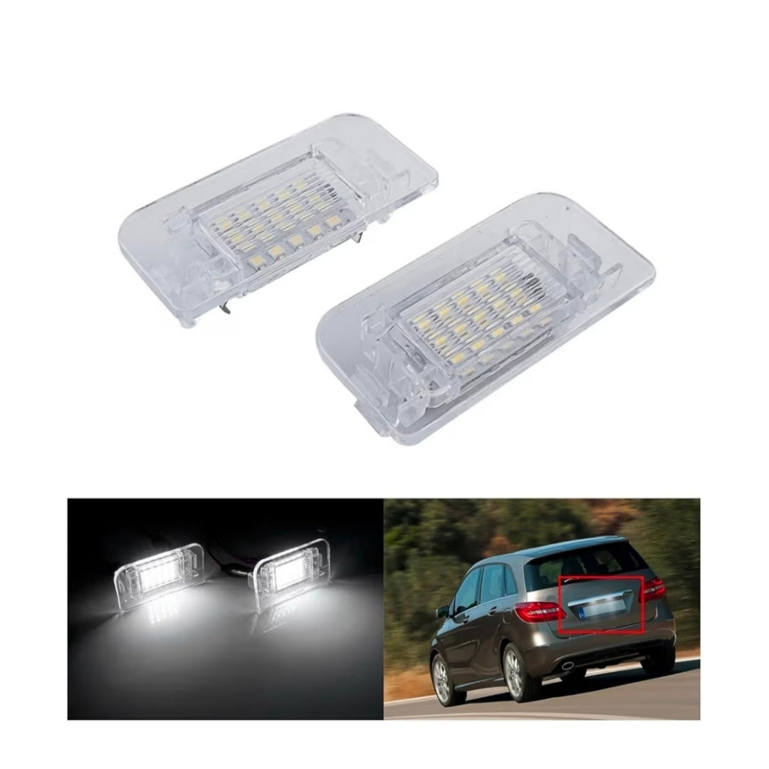 Set Luci Targa a Led per Mercedes-Benz Classe B W242, W246 (2011-2019), Plug and Play