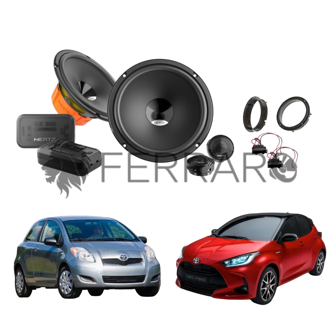 Hertz Kit 4 Casse | DSK 165.3 | Anteriori | Toyota Yaris (2005-2023)