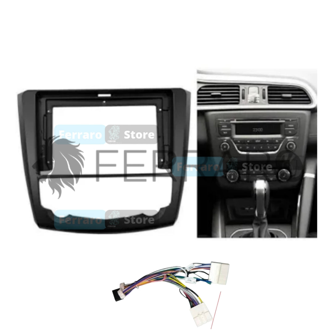 Kit Montaggio Autoradio 9"Pollici Renault Kadjar (2015-2022) Mascherina, Cablaggio per  Autoradio Android