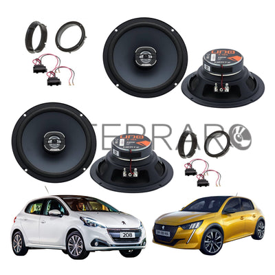 Hertz Kit 4 Casse | X 165 | Ant/Post | Peugeot 208