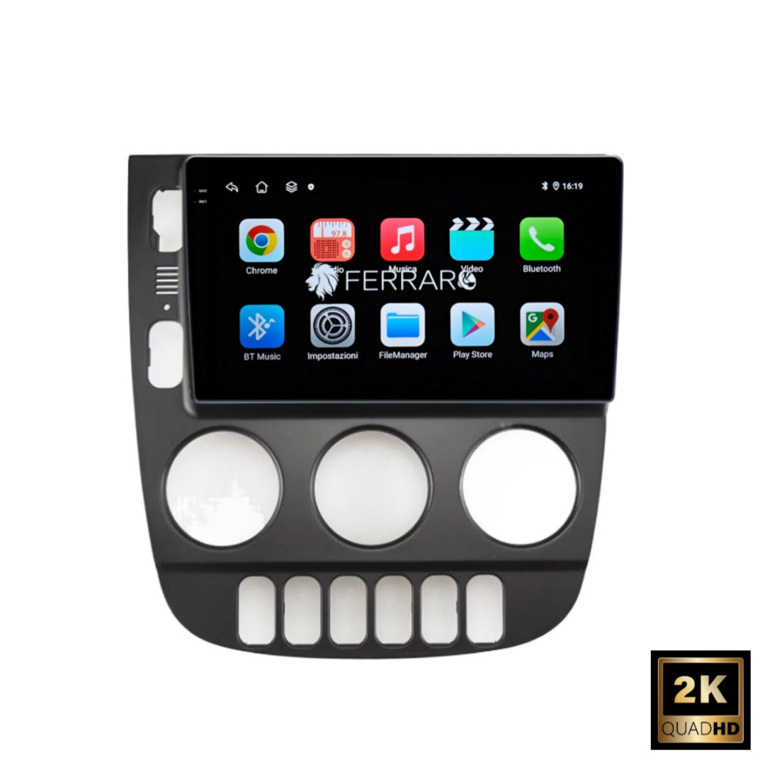 (PRENOTA) Autoradio per Mercedes ML W163 9" 2K (2002-2005) Android, Bluetooth, CarPlay, Android Auto, 12/256GB Ram