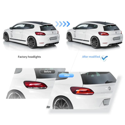 Fanali Posteriore Completo per Volkswagen Scirocco (2008-2017) a LED