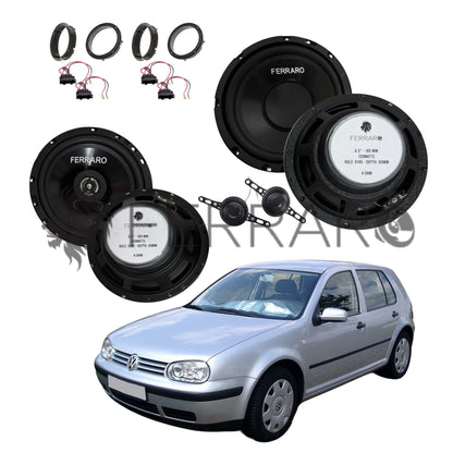 FerraroStore Kit 6 Altoparlanti | ASK-165.2 | ASC-652PC | Ant/Post | VW Golf 4ª Serie dal 1997>