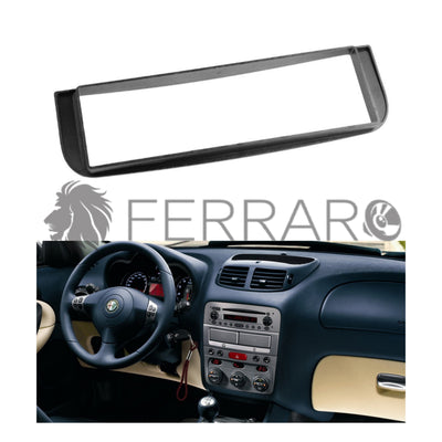 Car Radio Panel, 1DIN, Alfa Romeo - Alfa 147 Q2 Anthracite