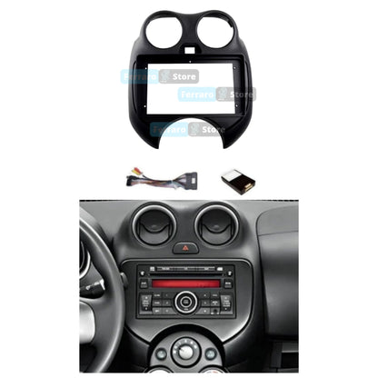 Kit Montaggio Autoradio 9"Pollici Nissan Micra (2010-2017) Mascherina, Cablaggio Autoradio Android