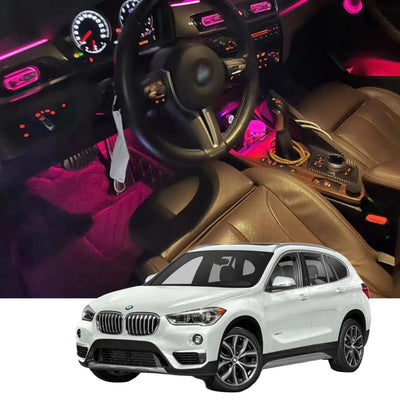 Ambient Light per BMW X1, X2 F48, F49 (2016-2022), 256 Colori, APP