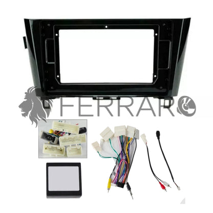 Kit Montaggio Autoradio 10.1"Pollici, Nissan Qashqai J11 (2013-2019) Mascherina, Cablaggio per Autoradio Android
