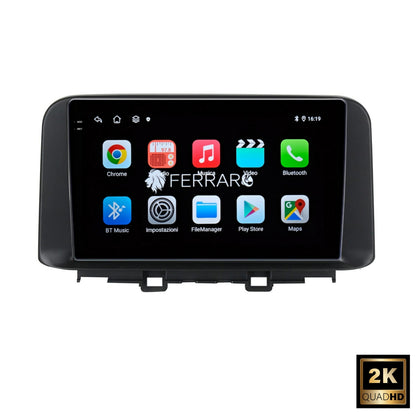 Autoradio per Hyundai Kona Kauai 10.1" 2K | 2017-2020 | Android | Bluetooth | CarPlay | Android Auto | 4/64GB Ram