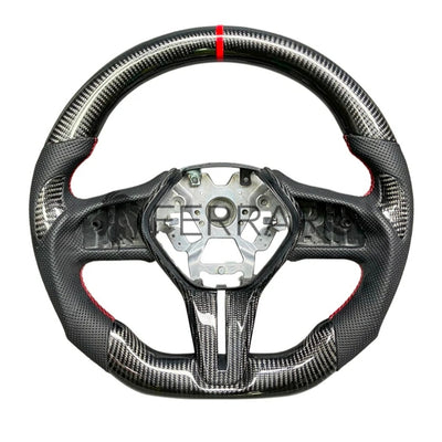 Volante Sportivo per Infiniti Q50L, QX50, QX60, QX55, Q50, Q60, Carbonio, Customizzato in Pelle
