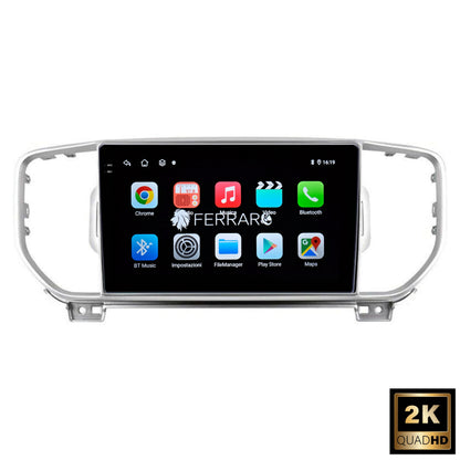 Autoradio per Kia Sportage 4 9" 2K | 2016-2018 | Android | Bluetooth | CarPlay | Android Auto | 12/256GB Ram