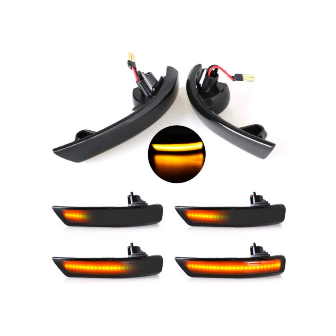 Specchietti Laterali Led per Ford Focus 2 MK2, Focus 3 MK3, Ford Mondeo 4 MK4 (2008-2018), Plug and Play