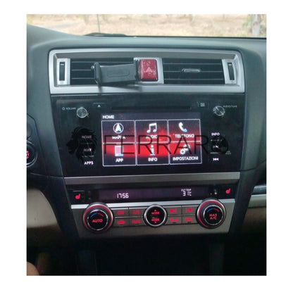 Kit Montaggio Autoradio 9"Pollici Subaru Outback Legacy (2015-2019), Mascherina, Cablaggio per Autoradio Android