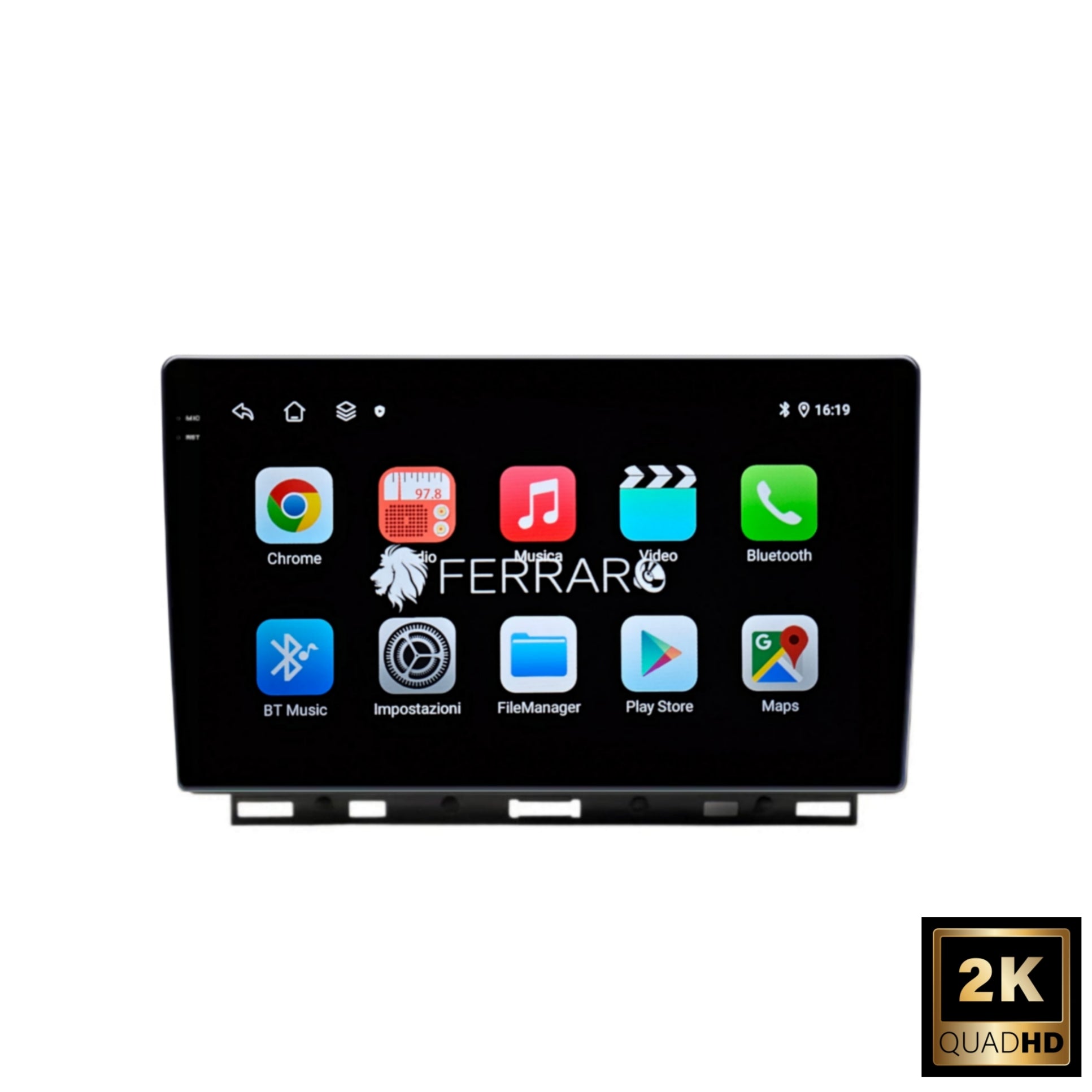 Autoradio per Renault Clio 5ª Serie 9" 2K | 2020-2023 | Android | Bluetooth | CarPlay | Android Auto | 12/256GB Ram