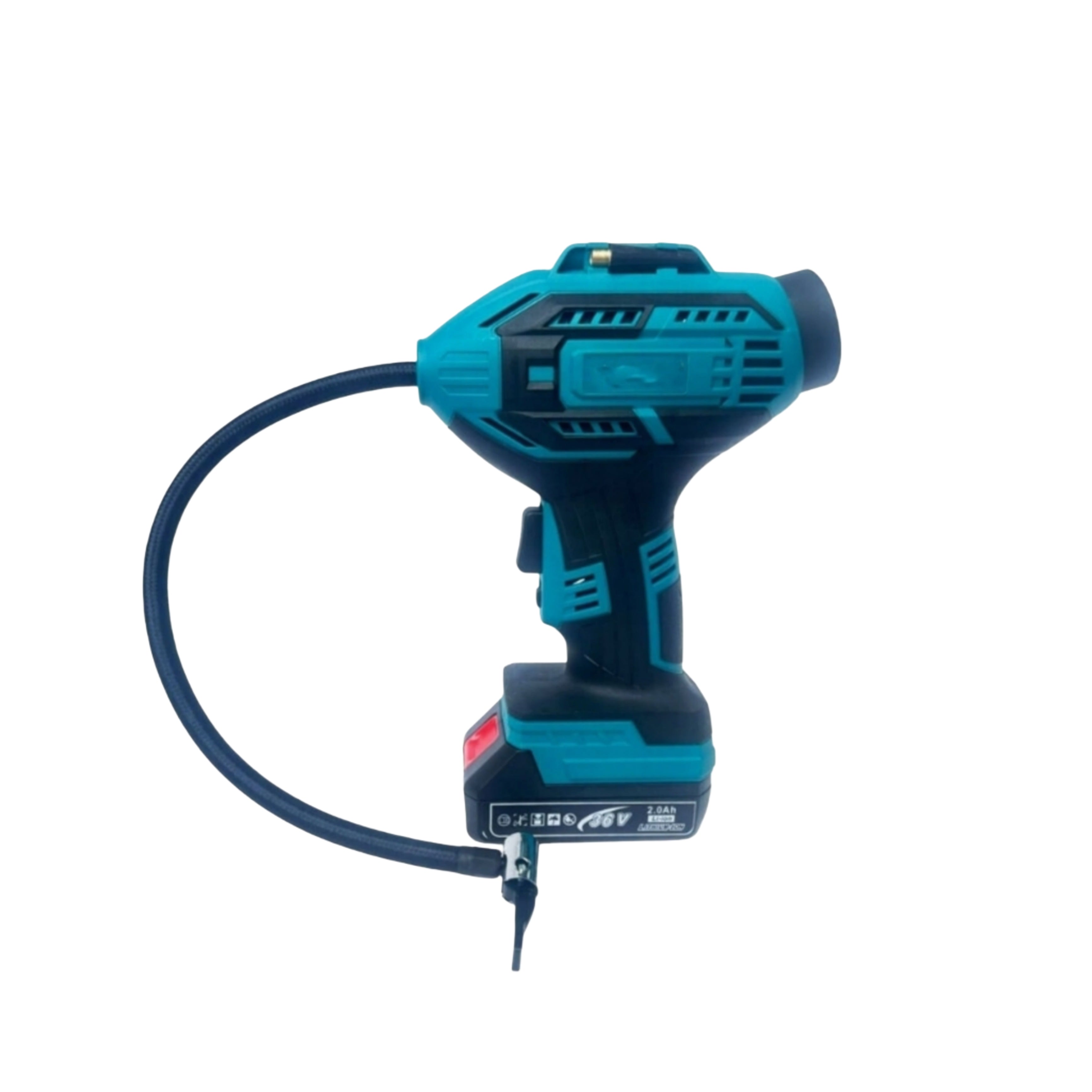 Compressore Aria Portatile, Batteria, Digitale, Ruote, Auto e Moto
