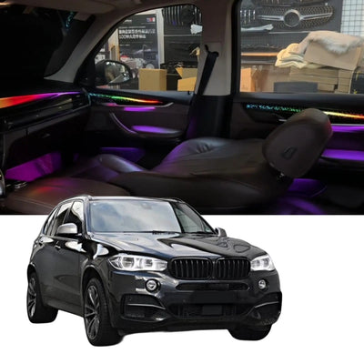 Ambient Light per BMW X5, X6 F15, F16, 256 Colori, APP
