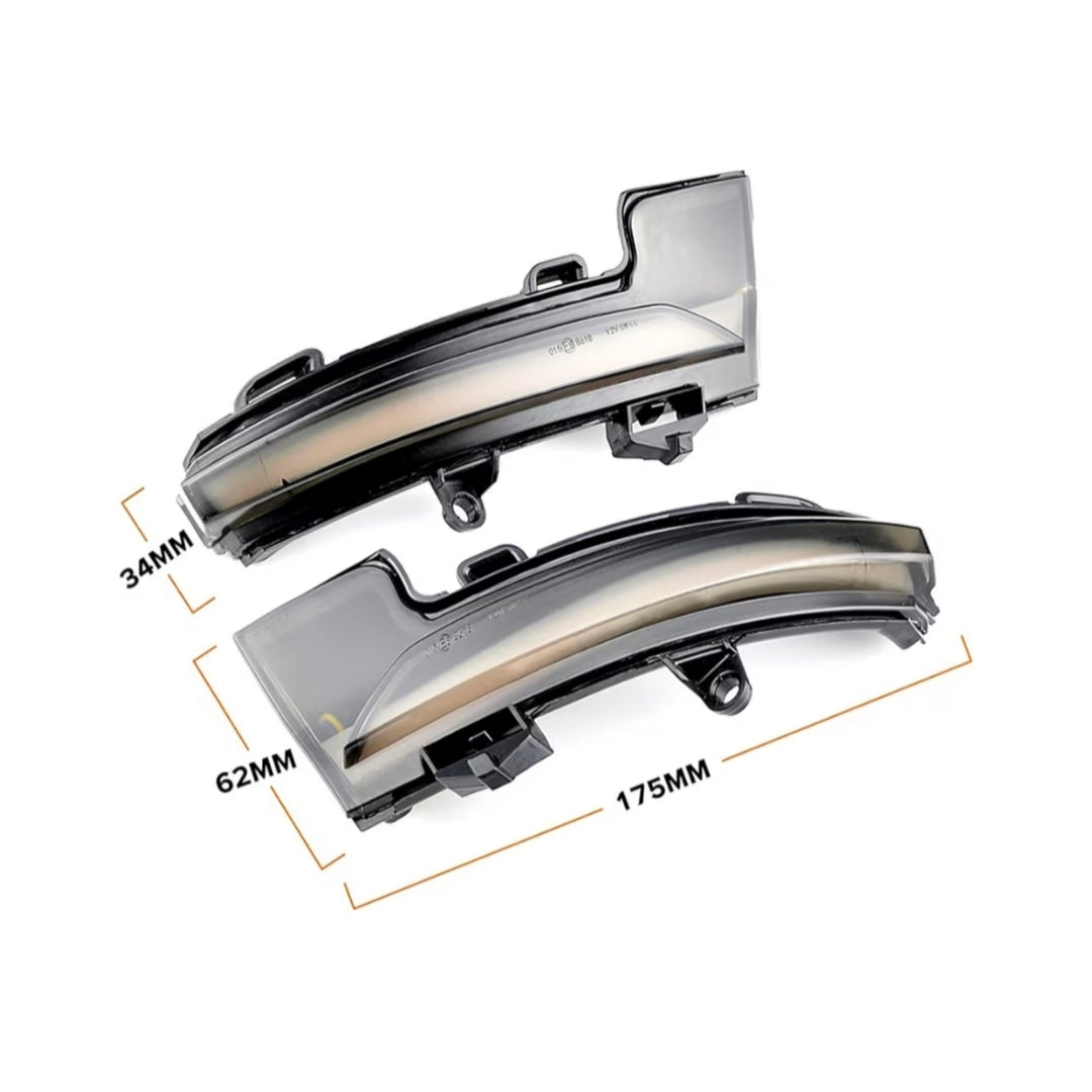 Specchietti Laterali Led per Skoda Octavia MK3, Volkswagen T-Roc, T-Cross, Plug and Play