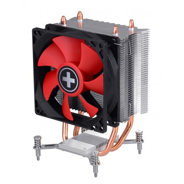 Xilence I402 | Processore Refrigeratore 9,2 cm Nero, Rosso, Argento
