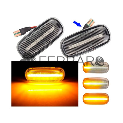 Indicatore Direzione Led per Audi A3 S3 8L (00-03) A8 D2 (99-02) TT 8N (00-06), Plug and Play