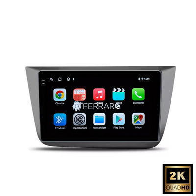 Autoradio per Seat Altea 9" 2K | 2004-2015 | Android | Bluetooth | CarPlay | Android Auto | 12/256GB Ram