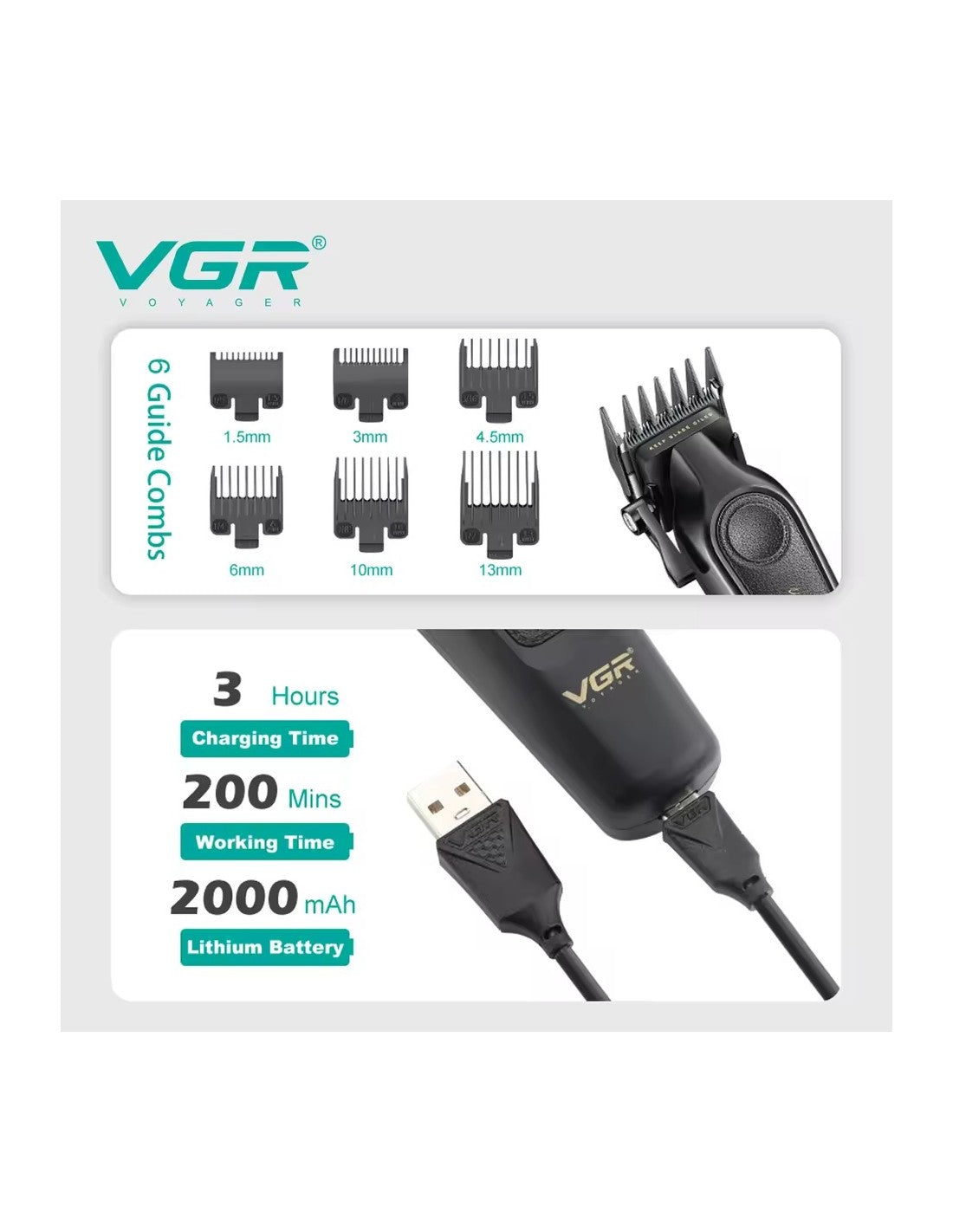 VGR, Tagliacapelli Professionale, Accessori, V-197