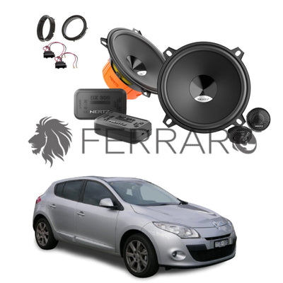 Hertz Kit 4 Casse | DSK 130.3 | Anteriore | Renault Megane III  (2008-2016)