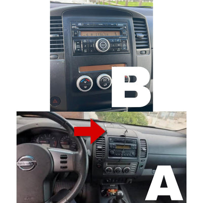 Autoradio per Nissan Navara Frontier D40 9" 2K | 2004-2014 | Android | Bluetooth | CarPlay | Android Auto | 12/256GB Ram