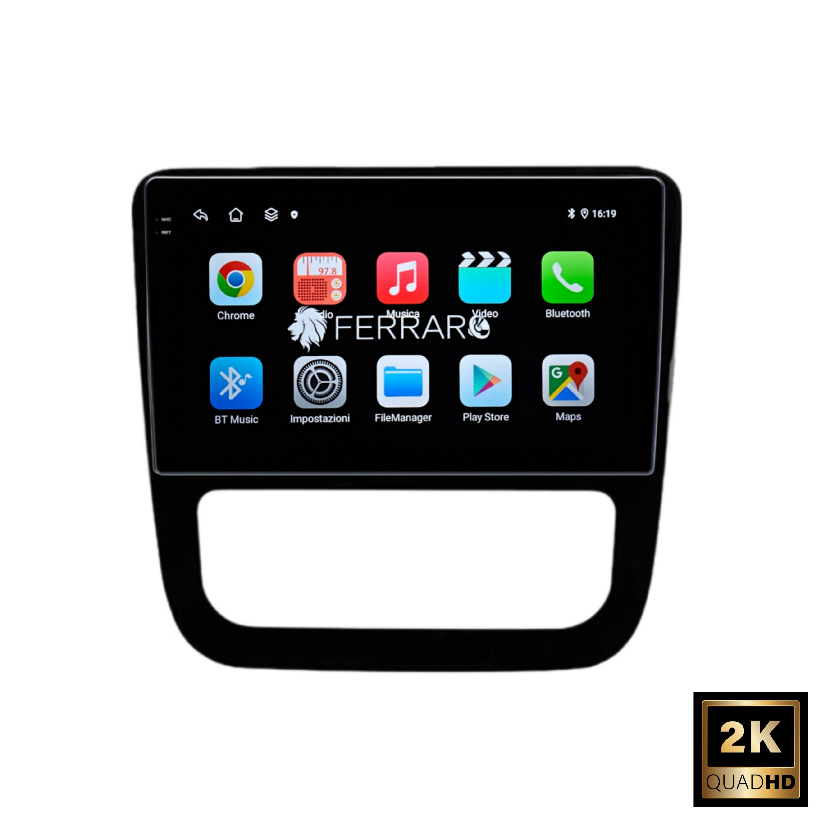 Autoradio per Volkswagen Scirocco 9" 2K | 2008-2013 | Android | Bluetooth | CarPlay | Android Auto | 12/256GB Ram