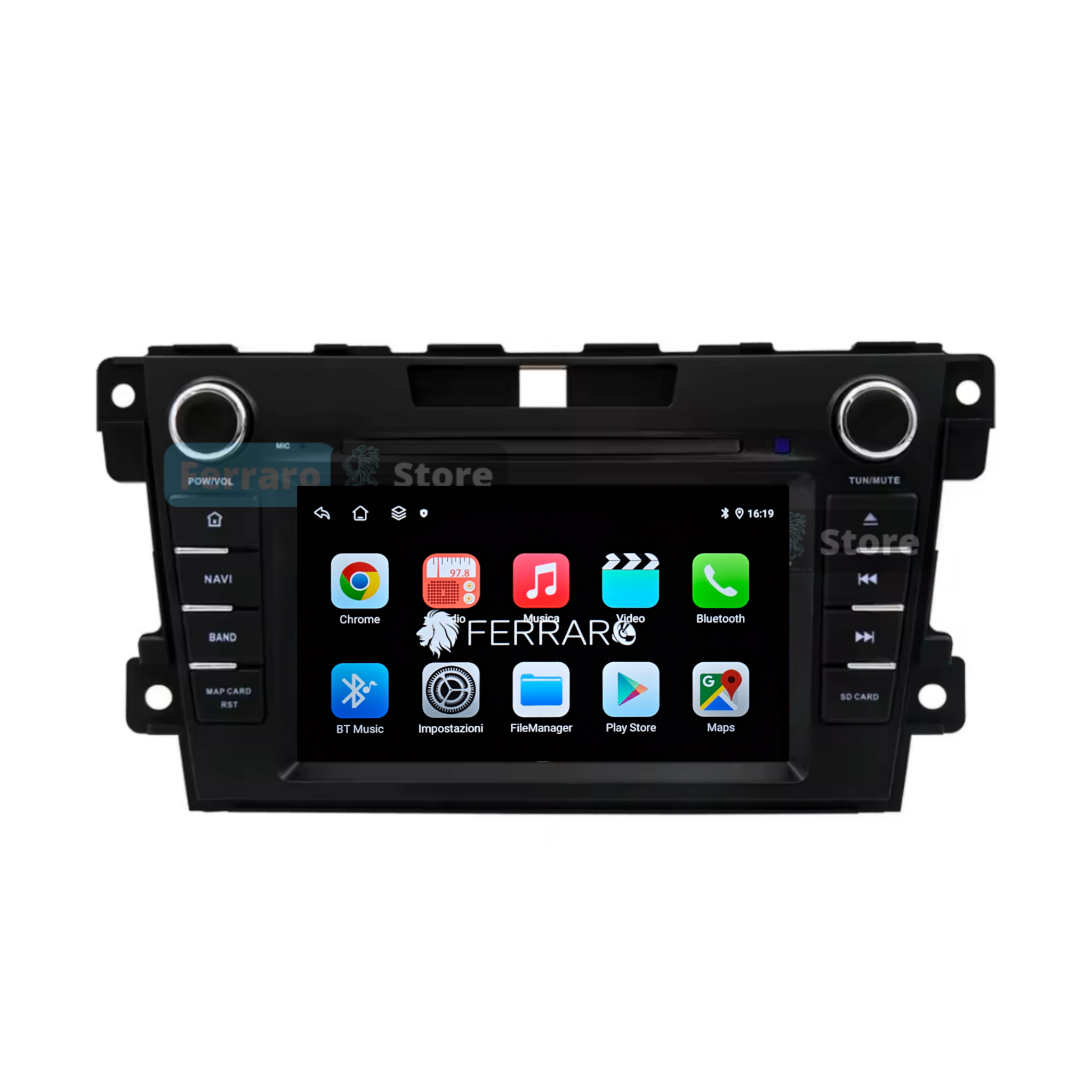 Autoradio per Mazda CX7 | CX-7 | CX 7 7" | 2006-2012 | Android | Bluetooth | CarPlay | Android Auto | 4GB/8GB Ram