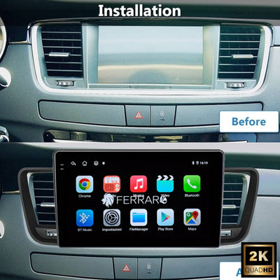 Autoradio per Peugeot 508 | 508SW 9" 2K | 2011-2018 | Android | Bluetooth | CarPlay | Android Auto | 12/256GB Ram