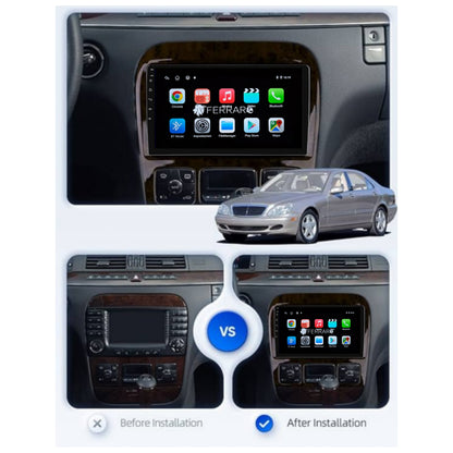 Autoradio per Mercedes Classe S w220 9" | 1998-2005 | Android | Bluetooth | CarPlay | Android Auto | 2GB/4GB/6GB/8GB Ram