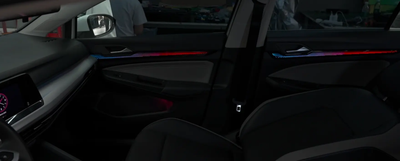 Ambient Light per Volkswagen VW Golf 8, Mk8 (2021+), 64 Colori RGB