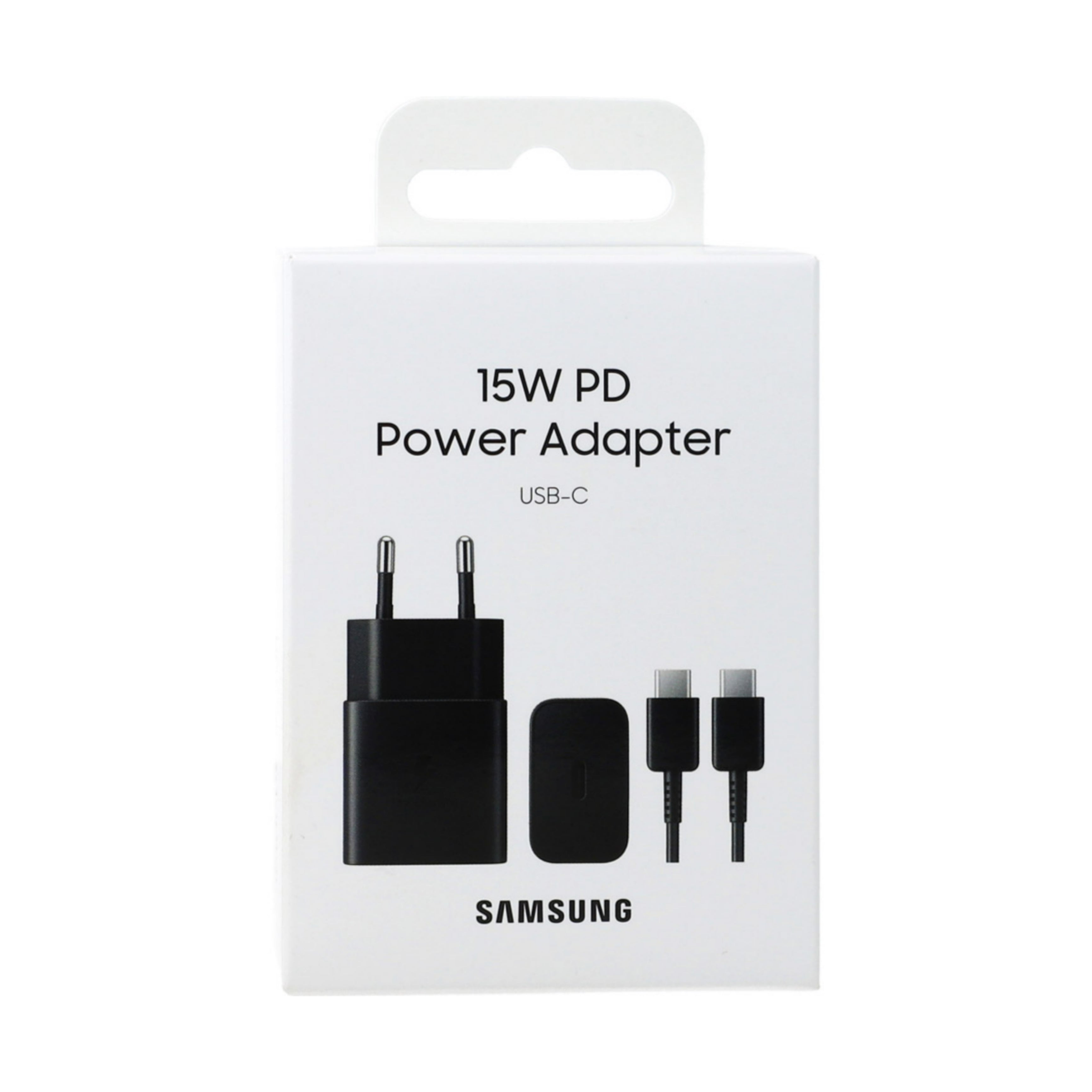 Samsung Caricabatterie, 1m, USB-C + Cavo USB-C (15W)