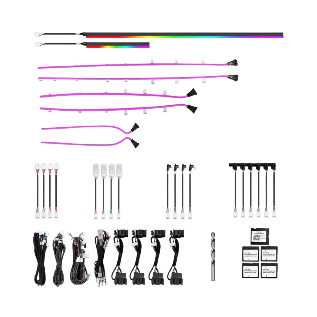 Ambient Light per Audi A6 C7, 256 Colori RGB