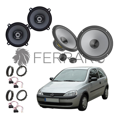 Hertz Kit 6 Casse | K 165 | X 130 | Ant/Post | Opel Corsa C (2000-2008)